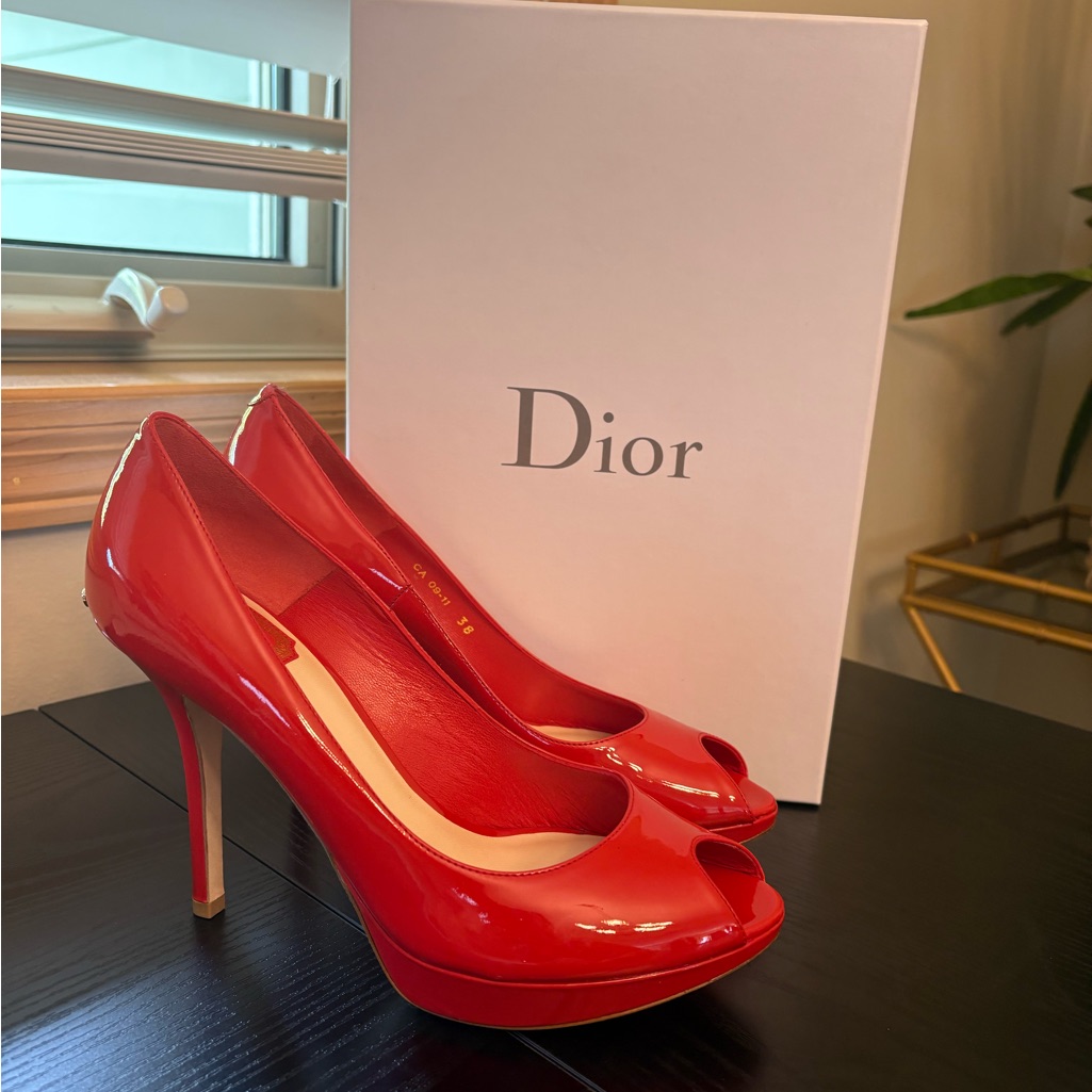 Dior Miss Dior Peep Toe Heels Nwt’s